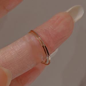 TEMU 여성을 위한 스테인리스 스틸 반지 2개 세트. 일상적인 출퇴근 및 휴가 착용에 적합합니다.