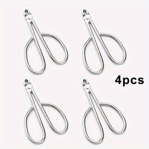 TEMU 씨, 견과류 껍질, 수박, 소나무 견과류, 호두, 땅콩 등 다양한 씨앗 껍질 제거용 스테인리스 스틸 도구 4종 세트입니다. 이 주방 도구는 재사용 가능하며, 식기세척기에도 안전하며 크기는 4.5인치입니다.