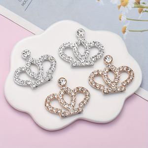 TEMU 2D 플랫 - 공예 주얼리, 휴대폰 케이스, 헤어 클립, 신발 패치 및 기타 창의적인 추가를 위한 29*24mm 대형 크라운 반짝이는 플랫 라인스톤 비즈 20개입