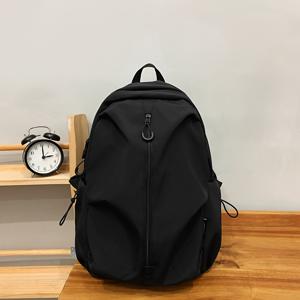 TEMU 노트북을 충분히 수납할 수 있는 넉넉한 공간을 갖춘 패셔너블한 백팩 - 다양한 수납 공간, 전용 노트북 슬리브, 측면 포켓이 특징인 튼튼한 디자인 - 남녀, 십 대 모두에게 여행, 학교, 직장에 적합 - 데일리 출퇴근에 좋습니다.|노트북파우치