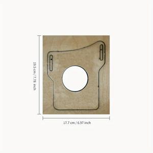 TEMU 폰 케이스용 가죽 커팅 나이프 몰드 - 초보자용 DIY 도구, 날카롭고 정밀한 펀칭, 수제 가죽공예에 필수, 내구성이 뛰어나고 오래갑니다