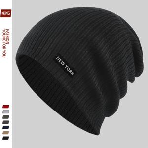 TEMU 1개 뉴욕 테마 겨울 비니 모자 - NYC & 