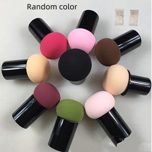 TEMU 작은 버섯 머리 스펀지 퍼프 뷰티 에그 에어 쿠션 BB 드라이 웨트 메이크업 리무버 도구 - 부드러운 둥근 팁이 있는 다기능 메이크업 리무버 & 어플리케이터