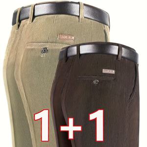 TEMU 남성용 헤비급 겨울 코듀로이 팬츠 - 두꺼운 보온 캐주얼 바지, 버튼 클로저, 루즈핏 코듀로이, 추운 날씨용, 가을/겨울 시즌 (손세탁 가능) - 중년 남성을 위한 솔리드 컬러 캐주얼 웨어|냉장고바지|남자바지|바지