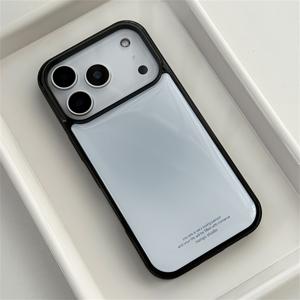 TEMU 레트로 그라데이션 블루 글리터 폰 케이스 - 아이폰 17ProMax/17Pro/17Air/17/16 ProMax/16/15/14/13/12/11 Pro Max 호환, 스타일리시 충격 방지 보호 케이스|아이폰케이스