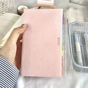 TEMU 2026 코르TEX 인덱스 플래너 - 책당 220페이지, 365일 데일리 타임 매니지먼트 노트북 (주간 및 월간 계획 노트 포함), 라벨링된 인덱싱, 필기 저널, 자가 금기 추적 다이어리|달력|달력|캘린더