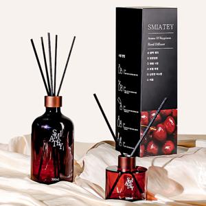 TEMU 스미어티 디퓨저 대용량 실내 방향제 리필액 선물 세트 500ml*1+보충액250ml*1 블랙체리