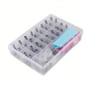 TEMU 38피스 베이킹 파이핑 노즐 세트, 파이핑 팁 포함 베이킹 키트, 한국식 파이핑 도구 세트 (파이핑 팁 32개 + 커플러 2개 + 파이핑 백 2개 + 컨버터 2개)