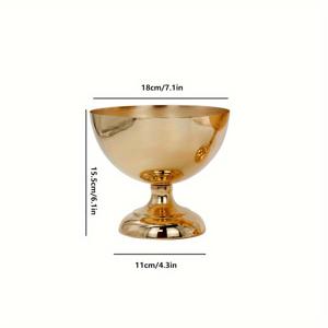 TEMU 1개 장식 화병, 결혼식 소품용 철제 아트 창의적인 디자인, 메인 테이블 꽃꽂이 홀더, 웨딩 장식, 서명 장식, 디저트 테이블 사탕 상자, 고급 장식품.