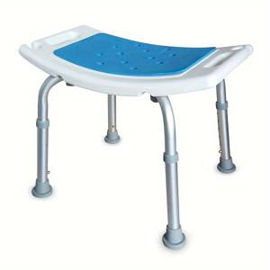 TEMU 노인 및 장애인을 위한 조절 가능한 높이 샤워 의자 1개 - 최대 하중 350파운드, 미끄럼 방지 발판, 도구 없이 조립 가능, 팔걸이와 안전 핸들이 있는 인체공학적 디자인 - 내구성 있는 금속 프레임 욕실 안전 좌석, 샤워실용