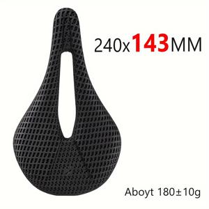 TEMU KOCEVLO 초경량 3D 프린팅 로드 및 산악 자전거 안장, 짧은 코와 속이 빈 디자인 특징.