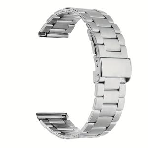 TEMU 22mm 및 20mm 스테인리스 스틸 스트랩은 Huawei Watch GT6/5/4/3, Samsung Galaxy Watch 7/6/5/4/6 Classic/5 Pro (40mm, 44mm, 47mm, 43mm, 45mm)와 호환되며, 46mm 및 42mm 플립 버클 초박형 스테인리스 스틸 스트랩 특징