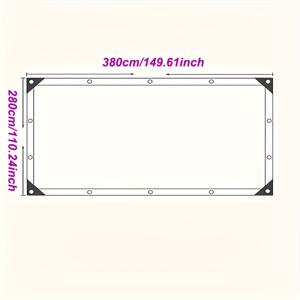 TEMU 원피스 야외 캠핑 피크닉 방습 매트 - 텐트 전용 시트 - 휴대용 및 접이식 매트, 방습, 세척 용이, 내구성 - 캠핑 및 야외 활동에 적합한 완벽한 선택!
