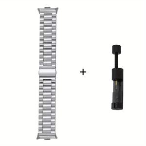 TEMU Redmi Watch 5용 메탈 스트랩 스테인리스 스틸 교체용 브레이슬릿, Xiaomi Mi Band 8/9 Pro 시계 밴드 액세서리 Redmi Watch 4