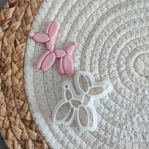 TEMU 2개입/1개입 우아한 열기구와 개 모양 폴리머 클레이 커터 세트 - 창의적인 열기구와 개 모양 귀걸이 펜던트를 위한 소프트 클레이 커팅 몰드, 캐주얼 테마 주얼리 만들기 키트 - 고정밀 플라스틱 클레이 몰드, 초보자를 위한 수제 선물, DIY 도구로 부드러운 클레이 귀걸이 만들기