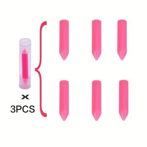 TEMU DIY 페인팅 브러시용 회전 비즈 픽업 도구가 있는 3-튜브 6-스틱 크레용 세트 - 네일 아트 및 공구에 적합한 스위블 젤 펜 팁!