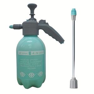 TEMU 수동 원예 분무기, 2리터, 식물 및 청소용, 블루/레드/블루 연장 로드