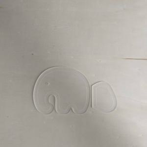 TEMU 2개 미니 코끼리 펜던트 아크릴 템플릿 자 - DIY 재봉, 패치워크, 자수 및 인형 만들기용 투명 그리드 라인 도구 - 내구성 있는 재사용 가능한 원단 추적 보조 도구, 쉬운 가시성 소재 장식용 재봉 액세서리