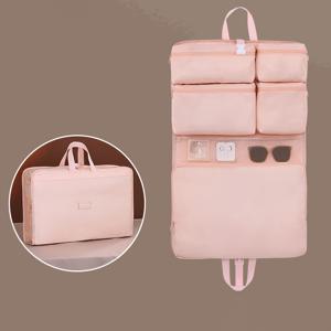 TEMU 1개 7-in-1 다기능 여행 정리 가방 지퍼 칸막이 - 옷, 속옷, 양말용 헤비듀티 수하물 보관 - 컴팩트 공간 절약형 (회색//) 여행, 캠핑, 일상 출퇴근에 적합