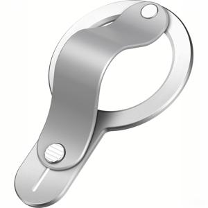 TEMU iPhone 16/15/14/13/12용 1개 자석 휴대폰 그립 - 자석 어댑터가 있는 분리형 링 홀더, 접이식 및 조절 가능한 손가락 그립, 인체공학적 디자인, 내구성 있는 아연 합금, 안전한 휴대폰 그립 | 모던 휴대폰 그립 | 자석 어댑터 그립|그립톡|핸드폰스트랩