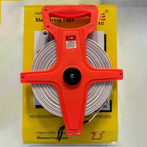 TEMU 1개 내구성 강화 유리섬유 줄자, 핸드헬드 플라스틱 프레임 줄자, 지면 삽입 스탠드 포함 수동 리얼 측정 테이프, 소프트 가죽 덮개, 다중 사이즈 산업용 줄자 | 투명 눈금 | 방수 & 얼룩 방지 | 충격 및 낙하 저항 | 스틸 코어 손잡이 | 30m/50m/100m 길이, 장거리 측정에 이상적, 건설 및 목공 도구|줄자