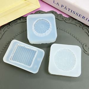 TEMU 3개 세트 레진 실리콘 몰드, 미니 라탄 트레이 몰드, 과일 트레이, 빵 프레임, 석고 클레이 몰드, 드립 글루 캔들 몰드, DIY 공예용, 손으로 만드는 장식 트레이, 비접착성 몰드, 유연한 몰드, 수제 공예 재료, 레진 및 DIY 애호가용