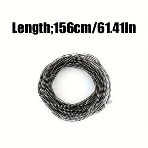 TEMU 고강도 멀티 기능 배수관 청소기 - 파이프 & 배수구 막힘 제거용, 두꺼운 머리카락, 화장실, 샤워기, 싱크대, 욕조 배수구 청소 도구, 주거용 및 상업용, 공간절약형 휴대용 파이프 스네이크 (드릴 필요 없음)|변기부속품|싱크대