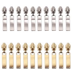 TEMU 10개입, 사이즈 3 나일론 지퍼 슬라이더, 웨이브 컨투어 스타일, 가정용 재봉 및 DIY 공예용 지퍼 교체에 적합