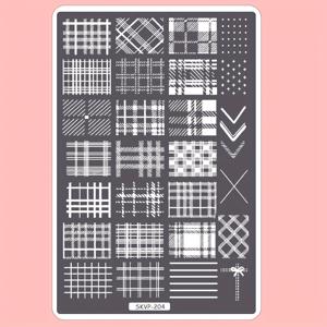 TEMU 새로운 리본 패턴 네일 플레이트, 네일 프레싱, 젤 네일 세트 및 네일 제품에 적합, 네일 살롱용 네일 아트 스탬핑 플레이트 - 레이스 꽃잎, 나비, 만다라, 식물 및 추상 디자인 - DIY 네일 전사 프린팅, 고품질 조각,미용실 소유자들