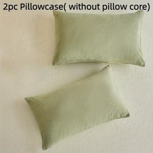 TEMU 2개입 겨울 따뜻한 플란넬 플리스 베개 커버 | 봉투형 잠금, 부드럽고 통기성 좋은 저자극성, 세탁기 사용 가능, 가정용 단색, 남녀 모두를 위한 이상적인 선물