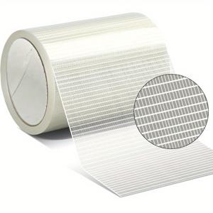 TEMU 1롤 헤비듀티 찢김 수리 테이프 - 패브릭, 플라스틱, 유리, 나무용 접착제 - 실내/외용 임시 수리, DIY 수리, 보트 커버, 텐트, 비상 및 영구 수리용 접착