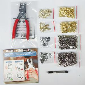 TEMU 12mm 메탈 아일렛, 와셔, 홀 펀치 및 아일렛 플라이어 키트 | 스테인리스 스틸, 공예, 가죽, 벨트, 신발 및 아일렛 도구에 적합