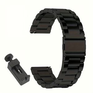 TEMU 삼성 울트라 47mm 및 40mm/44mm 모델용 스테인리스 스틸 손목 밴드. 빠른 해제 메커니즘과 폴드오버 걸쇠가 특징입니다. 남녀 모두를 위해 설계된 내구성이 뛰어나고 편안한 스트랩이며 삼성 워치와 호환됩니다.