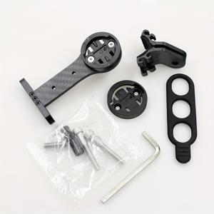 TEMU 자전거 핸들바 컴퓨터 마운트, 알루미늄 합금 + 카본 파이버, 로드 및 마운틴 바이크 스템 브라켓