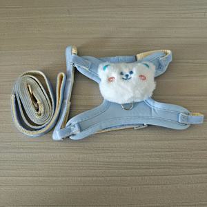 TEMU 고양이 견인 로프, 격투 방지 야외용 특수 고양이 로프, 작은 새끼 고양이 미끄러짐 방지 고양이 도구, 애완동물 분실 방지 가슴 스트랩 체인