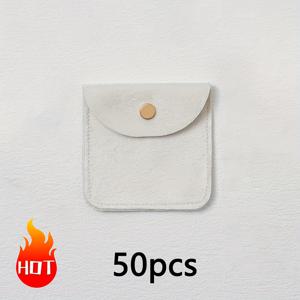 TEMU 50개 벨벳 보석 포장 가방 부드러운 벨벳 선물 가방 반지 귀걸이 팔찌 목걸이 보관 가방 웨딩 게스트 사탕 가방 선물 가방|귀걸이|목걸이|팔찌