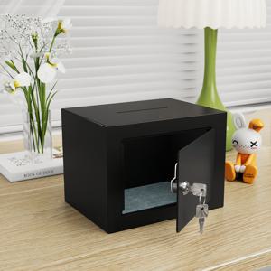 TEMU 17 Small 벽걸이형 올스틸 안전 보관함 (숨김 보관 공간 포함), 제조사에서 제작한 열쇠 작동식 가정용 안전 보관함