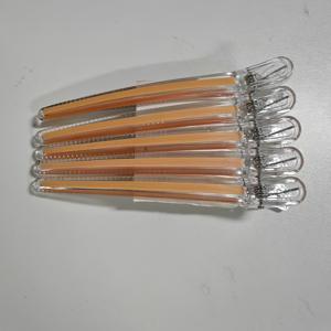 TEMU 미끄럼 방지 무손상 헤어 클립 5개 세트 - 파스텔 & 생기 넘치는 컬러, 슬림 클립으로 브레이드, 번, 포니테일 스타일링 - 살롱 & 일상 헤어 스타일링용 (무손상 헤어 클립)