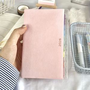 TEMU 2026 코르TEX 인덱스 플래너 - 책당 220페이지, 365일 데일리 타임 매니지먼트 노트북 (주간 및 월간 계획 노트 포함), 라벨링된 인덱싱, 필기 저널, 자가 금기 추적 다이어리|달력|달력|캘린더