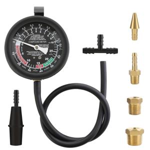 TEMU 완전한 기화기 밸브 압력 게이지 키트 - TU-1 연료 펌프 & 정밀 진단용 진공 테스터