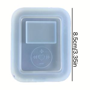 TEMU 레진 캐스팅 몰드, 모래 모래 모래 모양 몰드, 하트 모양 MP3 레진, 에폭시 레진 키체인 실리콘 몰드, 레진 몰드.