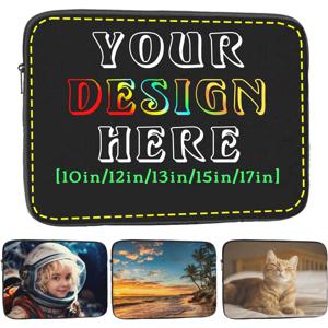 TEMU 사진, 이미지 또는 로고를 사용하여 맞춤 제작된 노트북 가방. 충돌 방지 기능이 있으며 5가지 크기로 제공됩니다: 10