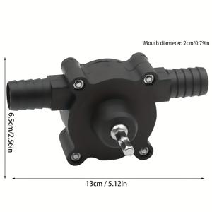 TEMU 수동 휴대용 펌프 - 물, 가솔린, 오일, 디젤 유체 전달을 위한 자가 프라이밍 기능. 내구성이 뛰어난 플라스틱으로 제작되었으며, 가정용 전기 지하수 사용 및 다양한 드릴링 작업에 적합합니다. 단일 유닛으로 제공됩니다.