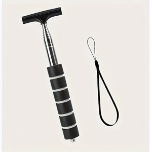 TEMU 조절 가능한 윈드실드 와이퍼, 연장형 긴 폴, 차량 후방 거울 와이퍼, 접이식 차량 유리 스크래퍼, 범용 자동차 액세서리, 휴대용 차량 렌즈 물방울 클리너