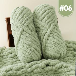 TEMU [2 스케인/500G] 매우 두꺼운 고양이 꼬리 털실 손가락 털실 Chenille 털실, 손뜨개 고양이 둥지 쿠션 담요 모자 스카프 털실 및 기타, 20mm|뜨개실