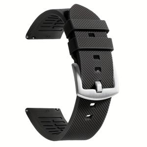 TEMU 삼성 5/4/기어 S3/워치 4/3/GT2-3 프로 호환 실리콘 스트랩, 방수 워치 밴드, 확장 가능한 버클, 남녀 공용, 20mm/22mm 케이스 호환, 수영, 헬스, 야외 활동용