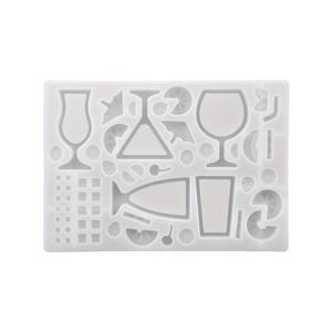 TEMU 1-구멍 DIY 드롭 글루 레진 몰드 - 거울 같은 마감, 보석 만들기, 키체인, 폰 케이스, 코스터용 - 에폭시, 폴리우레탄, 실리콘 레진 호환 가능 - 내구성 있고 유연한 공예 몰드, 공예용 레진 몰드, 키체인 제작, 장식용 몰드, 다용도 공예 도구, 매끄러운 표면, 공예 애호가, 키체인 몰드, 정밀 공예, 공예 취미, 보석 몰드, DIY 취미