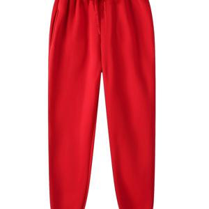 TEMU 지유 OBM 남성 가을/겨울용 따뜻한 스웨트팬츠, 아웃도어 캐주얼 긴바지, 두꺼운 두꺼운 소재