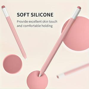 TEMU 애플 펜슬 2세대 호환 케이스, 자석 충전 및 캡 액세서리 호환, 아이패드 프로 11 보호 케이스, 자석 부착 케이스 (전자 부품 없음) - 라이트 핑크, 애플 펜슬 2세대 호환