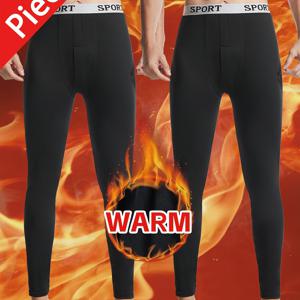 TEMU 남성용 슬림핏 가을/겨울용 보온 레깅스 2벌 세트. 따뜻한 두꺼운 플리스 소재 사용. 신축성 있는 안감 바지로, 블랙, 화이트, 그레이 색상으로 제공되며 두께는 220그램입니다.